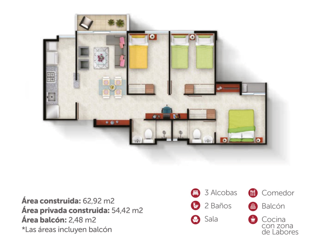 Apartamento en venta